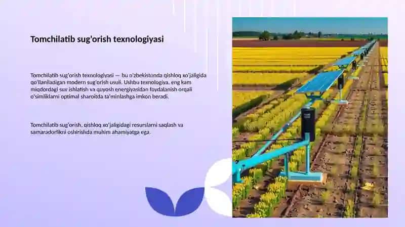 Sug'orish samaradorligini oshirish 4