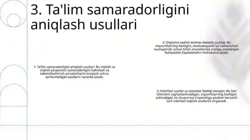 Didaktik O'Yin Metodidan Foydalanish 4