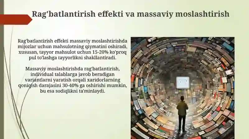 Massaviy moslashtirish: Kirish 4