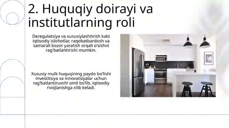Iqtisodiy islohatlar,xususiy mulkdorchilikning shakillanishi 4