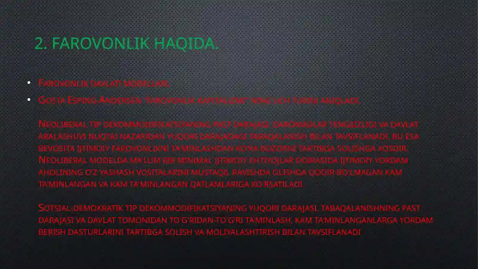 farovonlik jamiyati tushunchasi 4