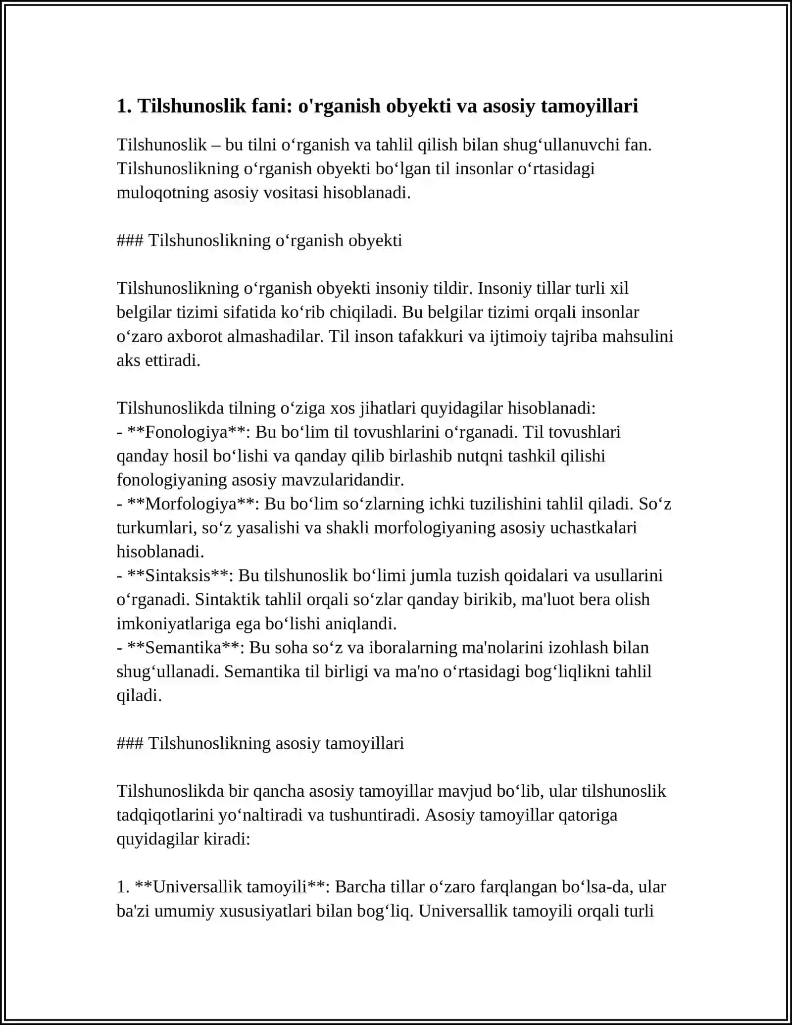 Tilshunoslik Fani 4