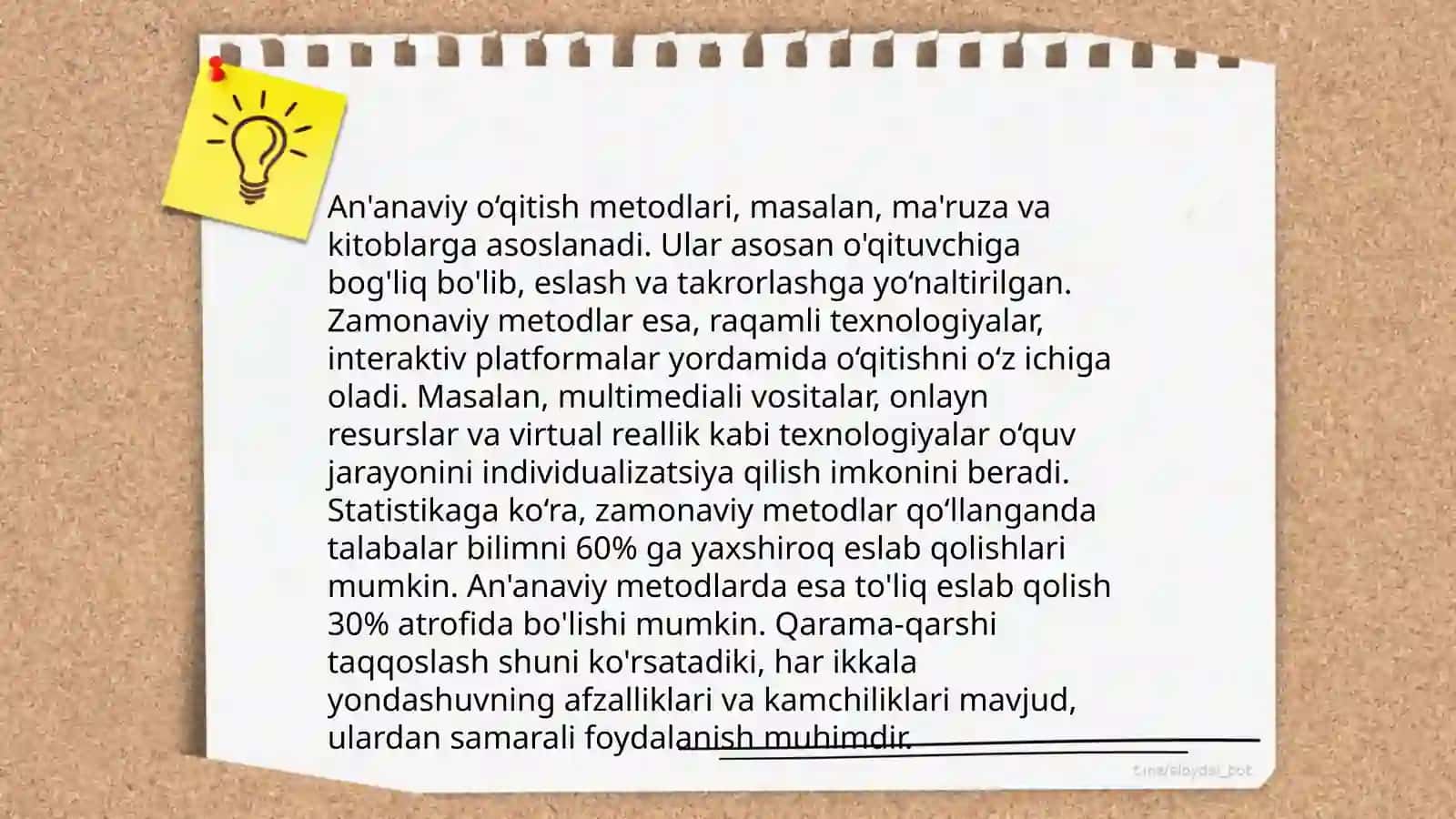 Metod almashish 4