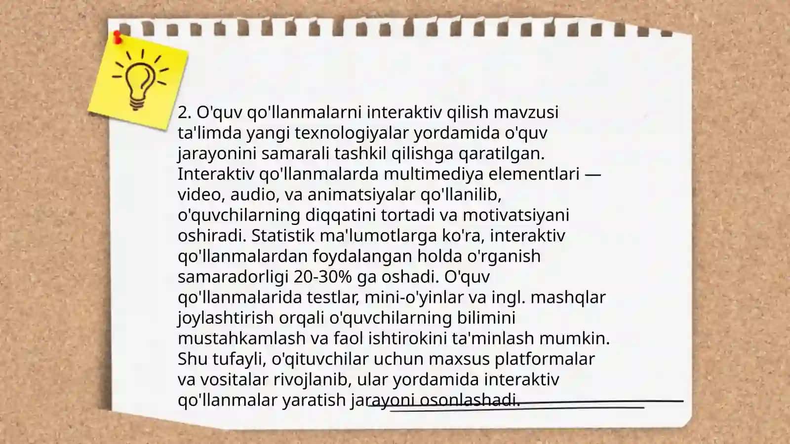 Diddaktik ta'minotni yaratishga kreativ yondalish 4