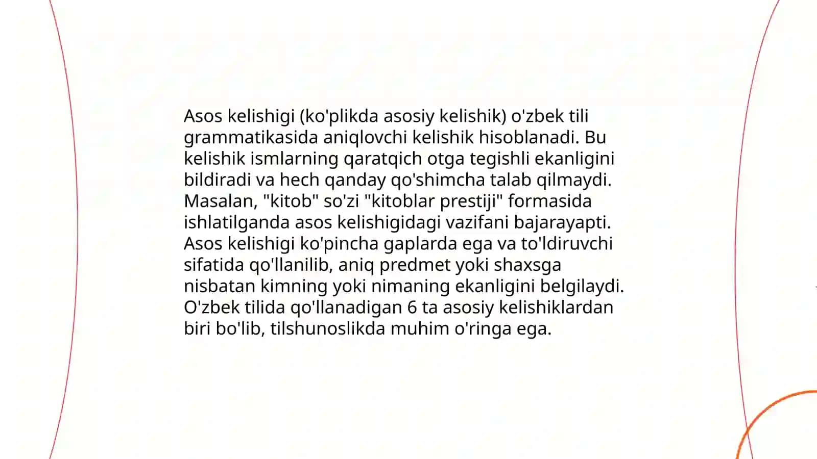 Kelishik qoʻshimchalari 4