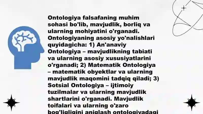 Noklassik ontologiya 4