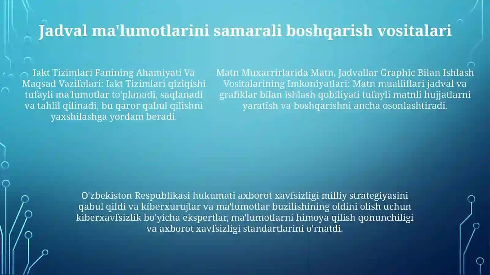 Iakt Tizimlari Fanining Ahamiyati Va Maqsad Vazifalari 4