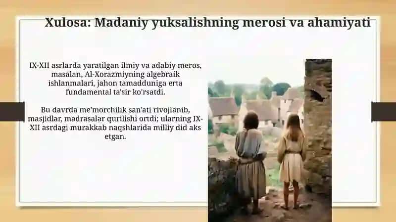 Ilm-fan va taʼlimning rivojlanishi 4