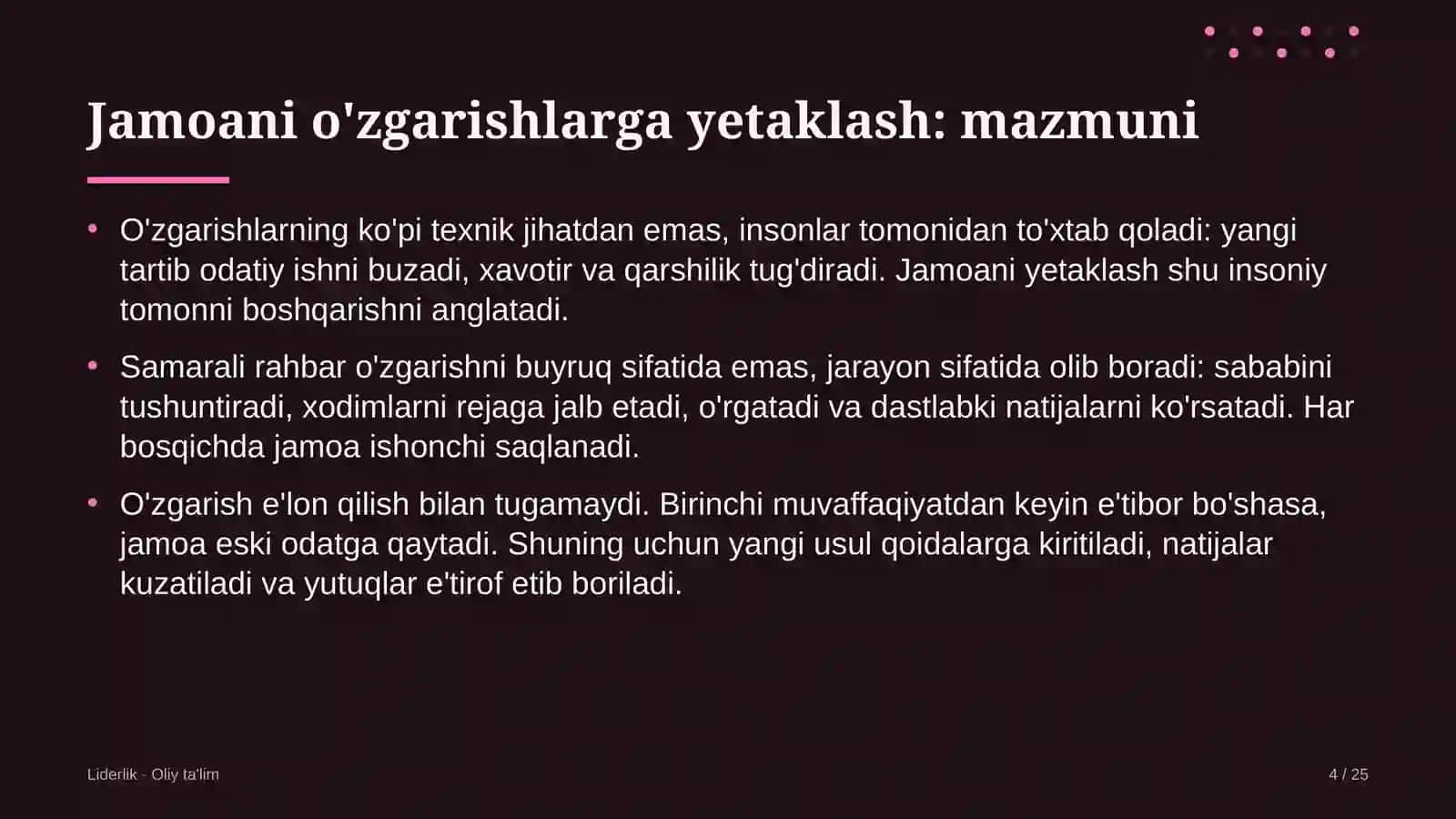 venchur fondlarida jamoani o'zgarishlarga yetaklash 9666 4
