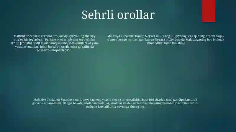 Malaziya Turizimi 4