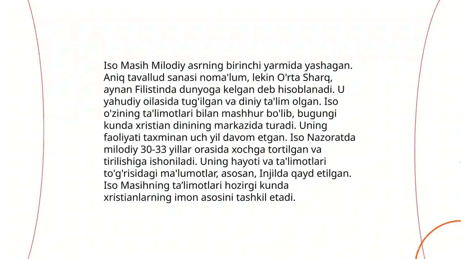 Xristian dinni va asosiy go'yalari 4