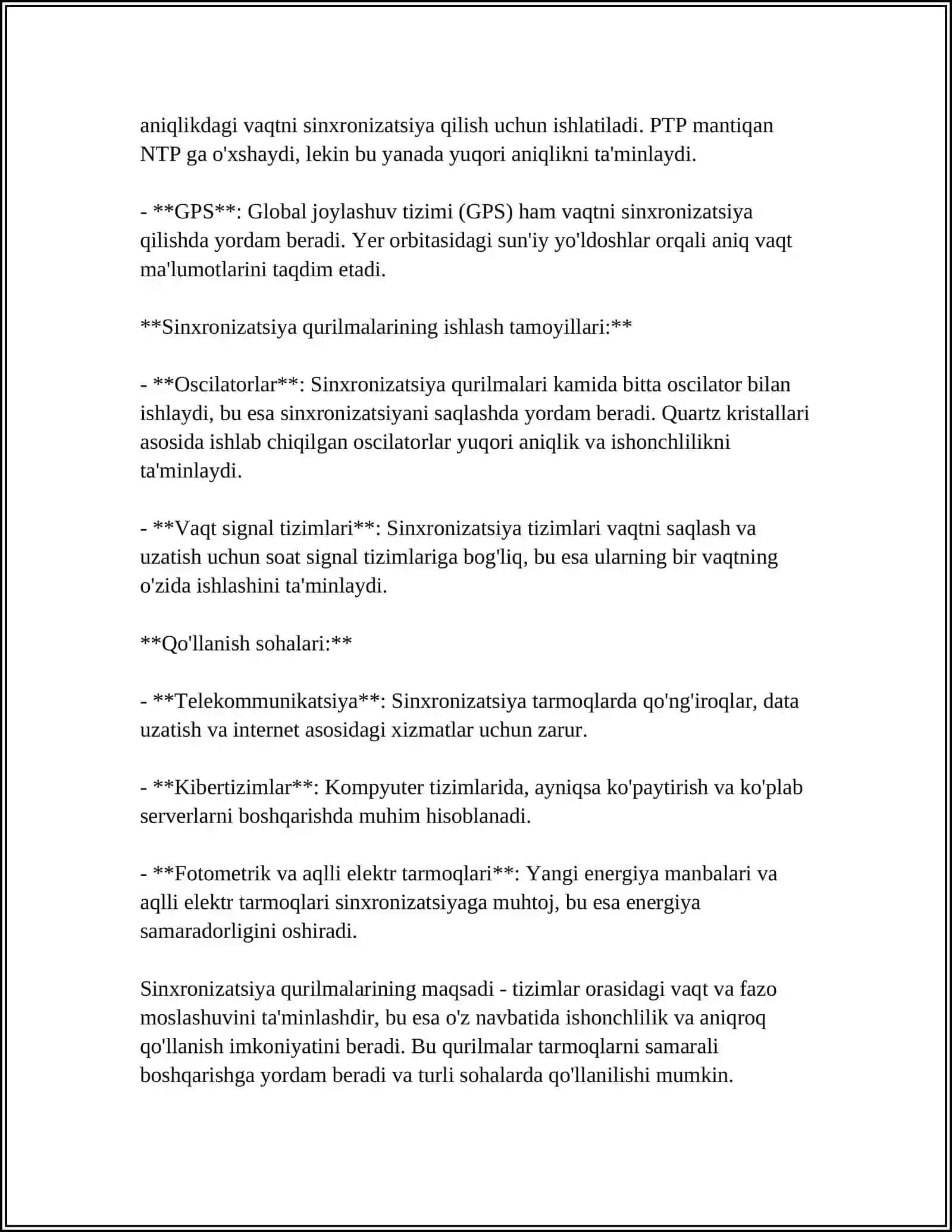 SINXRONIZATSIYA QURILMALARI 4
