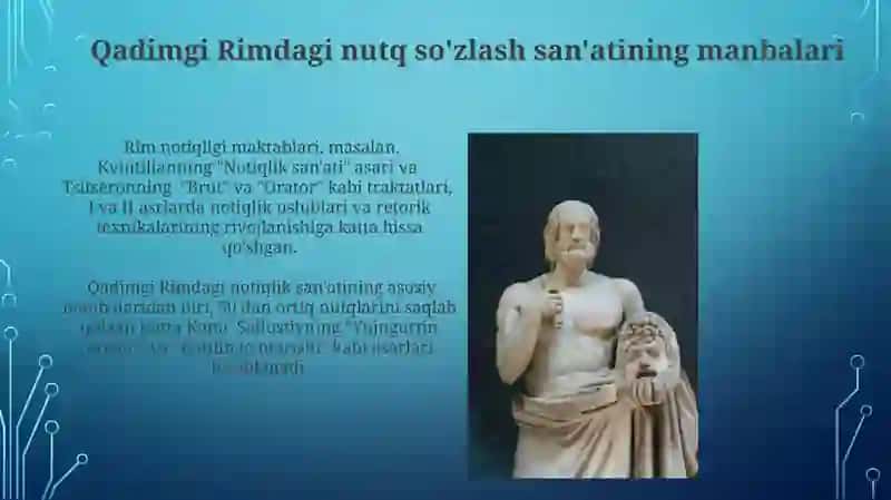 Qadimgi Yunon Rimdagi notiqlik manbalari 4