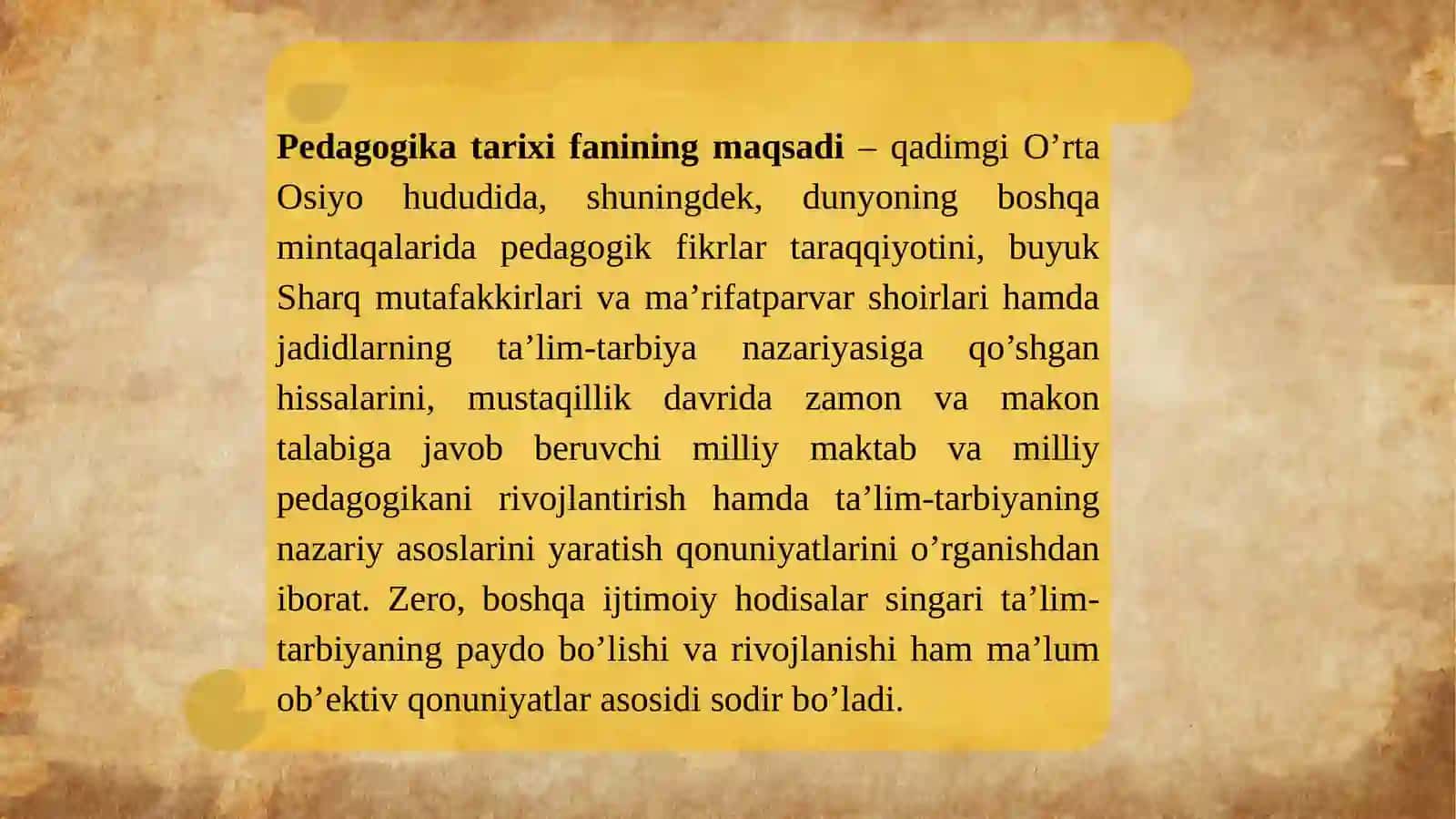 Pedagogika tarixi va nazariyasi 4