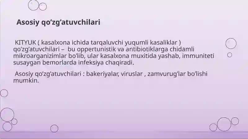 Nozokomial infeksiyalarni tashxislash va oldini olish 4