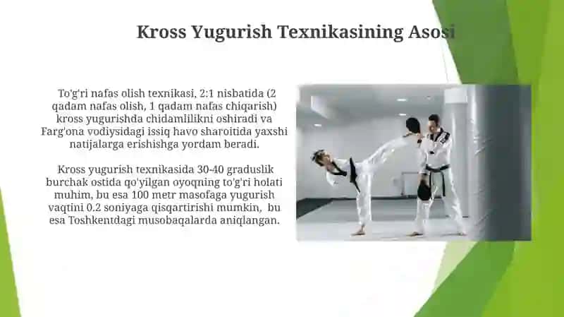 Kross yugurish texnikasini oʻrgatish 4