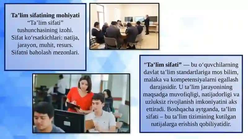 Maktabgacha ta'limda ta'lim sifati 4