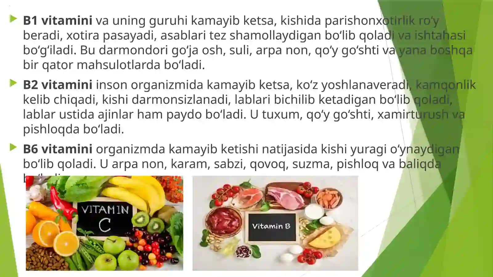Vitaminlarning ahamiyati 4
