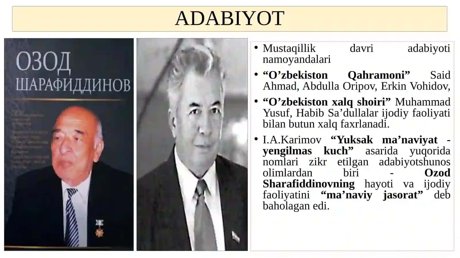 O'zbekiston respublikasidagi ma'naviy va madaniy taraqqiyot 4