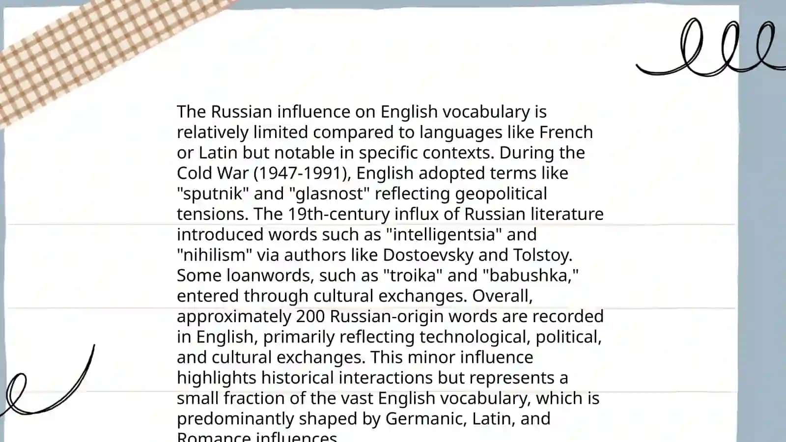 English words of Russian Origin 4
