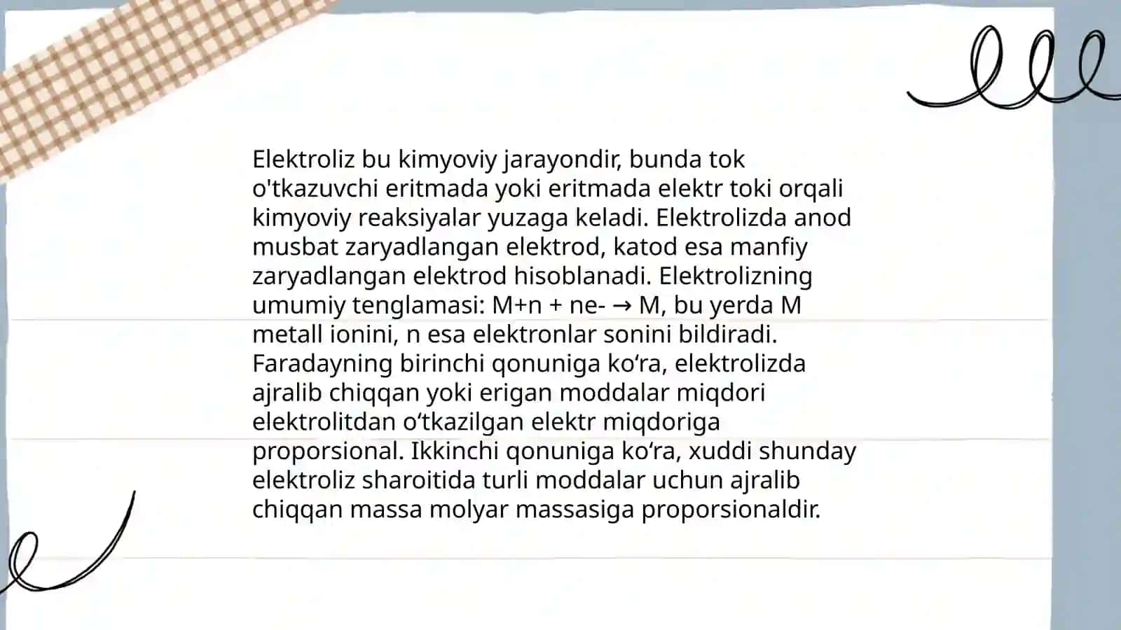 Elektrokimyo va elektroliz 4