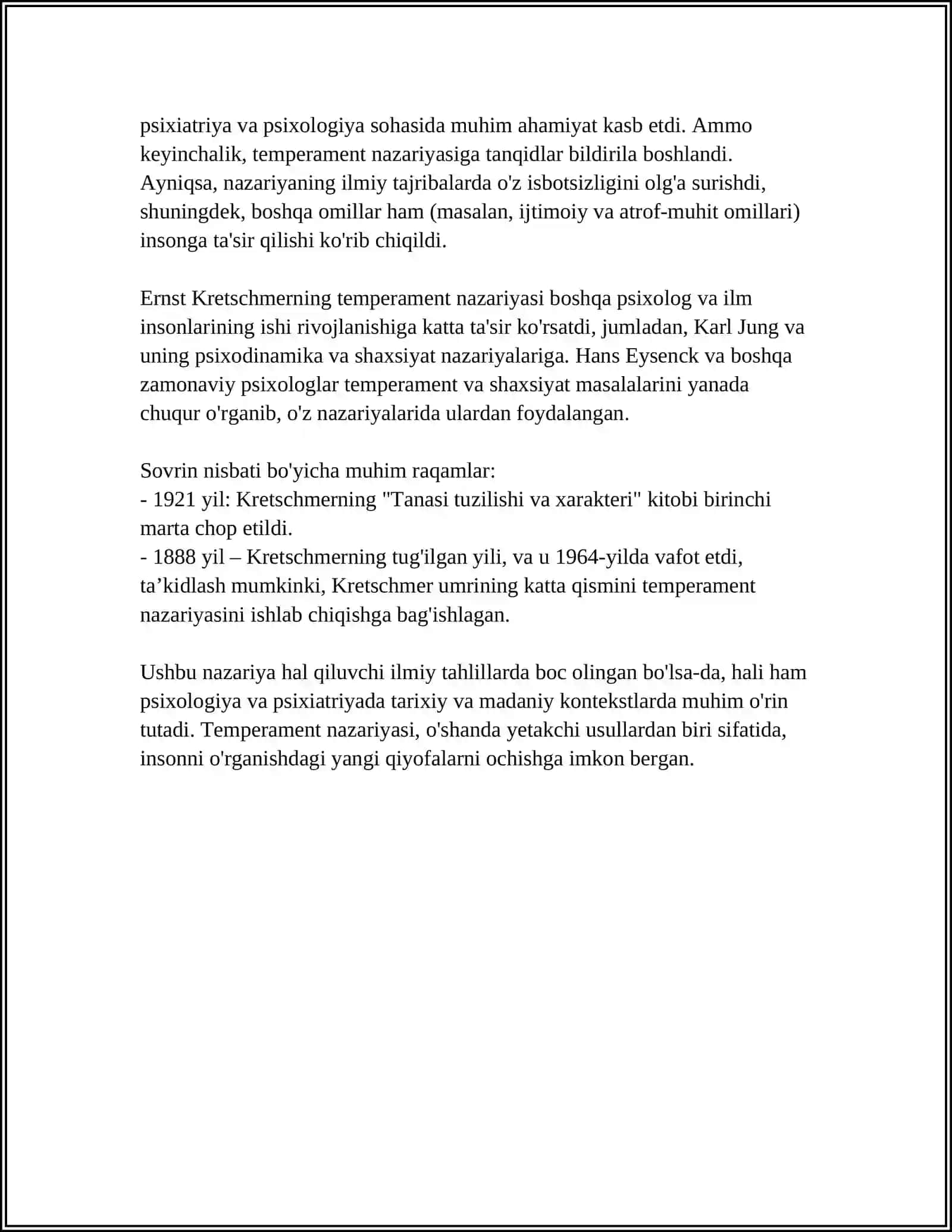 Krechmerning temperament nazariyasi 4