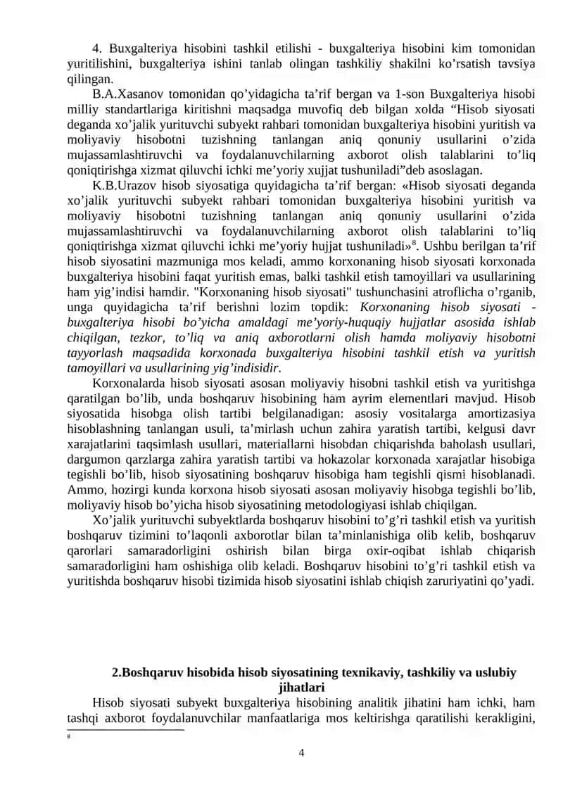 Hisob siyosati uning mohiyati 4