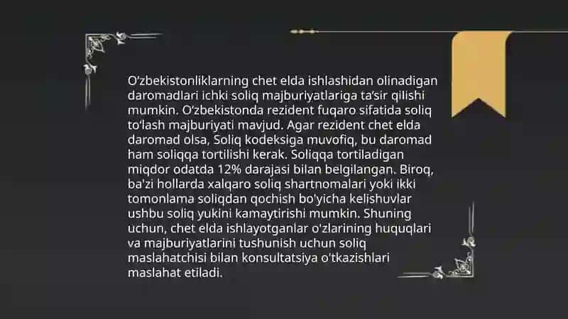 Jismoniy shaxslardan undiriladigan soliqlarga tavsif 4