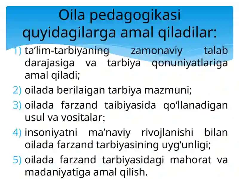 OILA TARBIYASI MAZMUN VA MOHIYATI 4