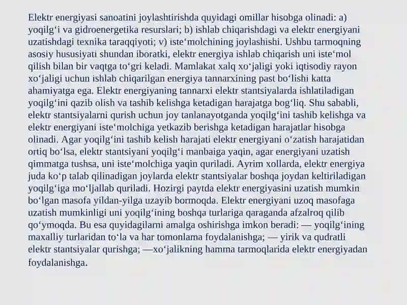 Elektr energiyasi sanoati 4