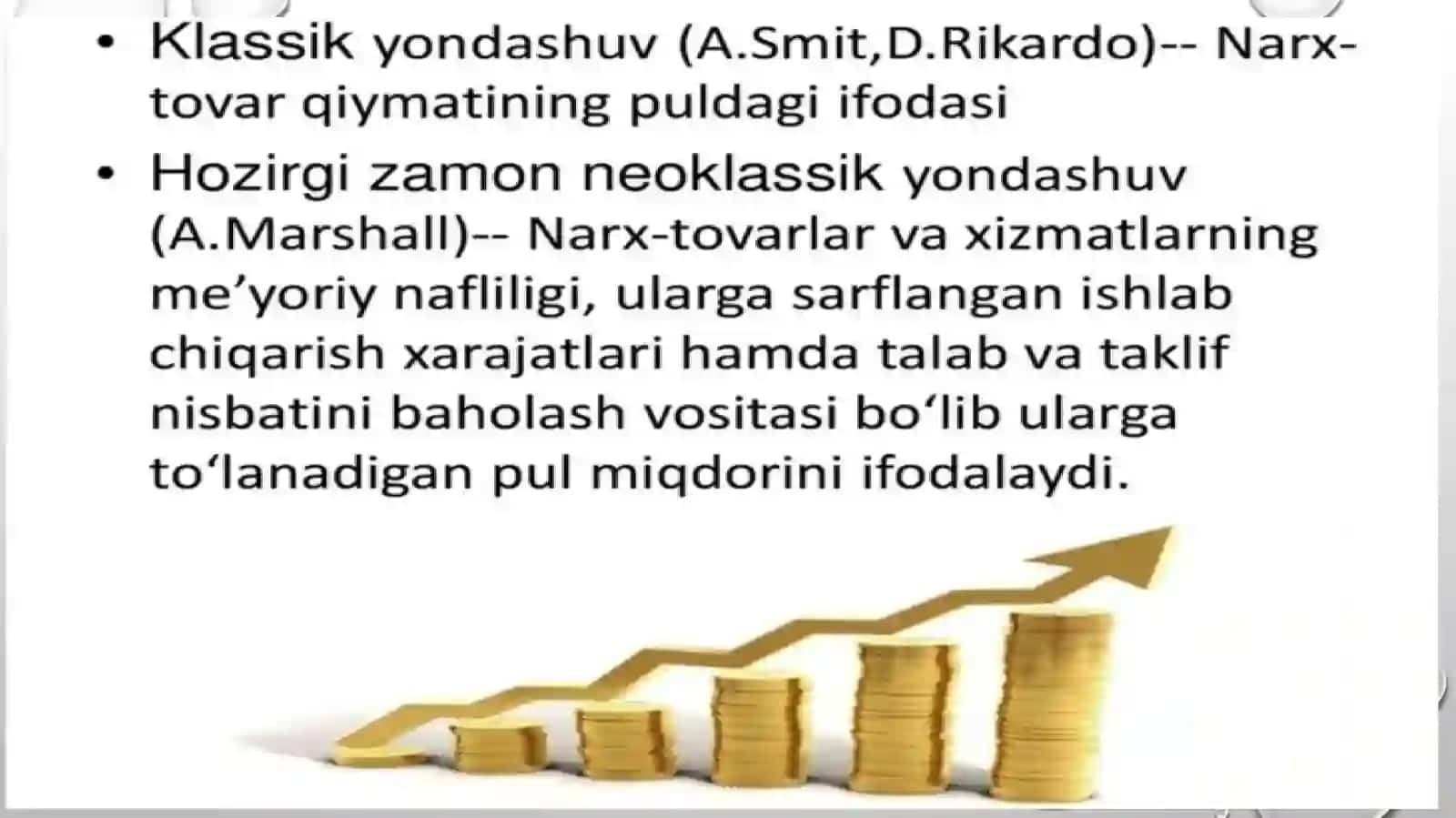Narxning mohiyat i va shakllanish xususiyati 4