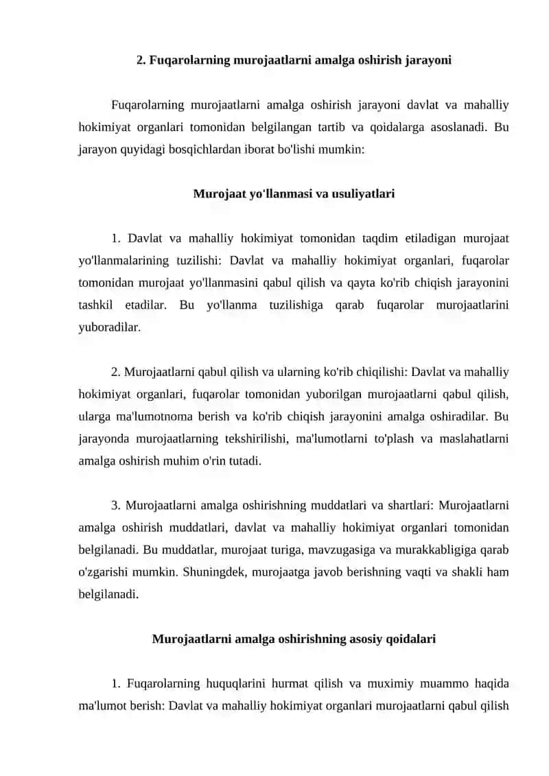 Fuqarolarning murojaatlari 4
