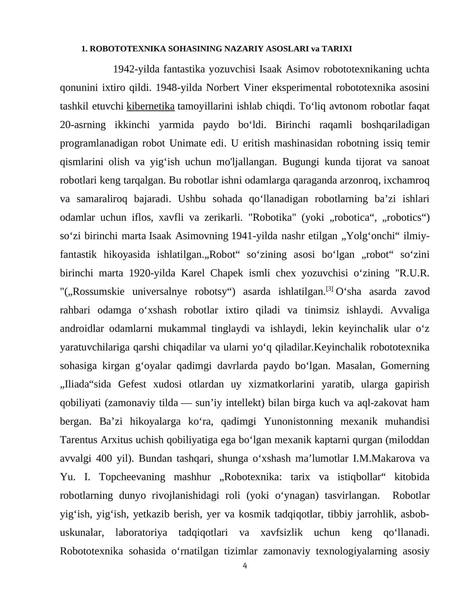 ROBOTOTEXNIKA SOHASIDA O‘RNATILGAN TIZIMLAR 4