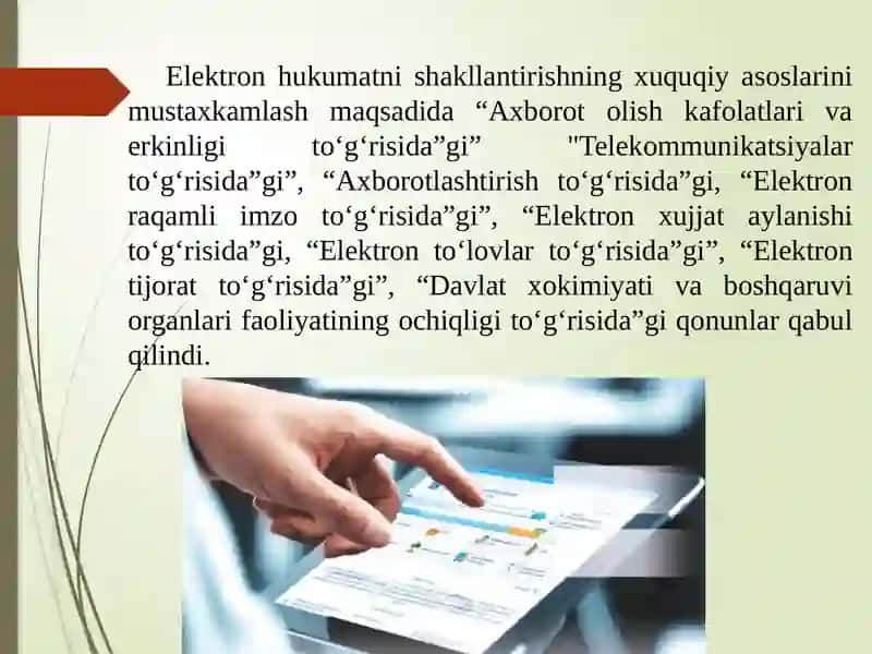 Elektron hukumat tizimi 4