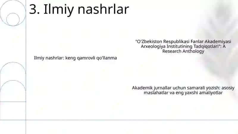 Arxeologiya Institutining Tadqiqotlari 4