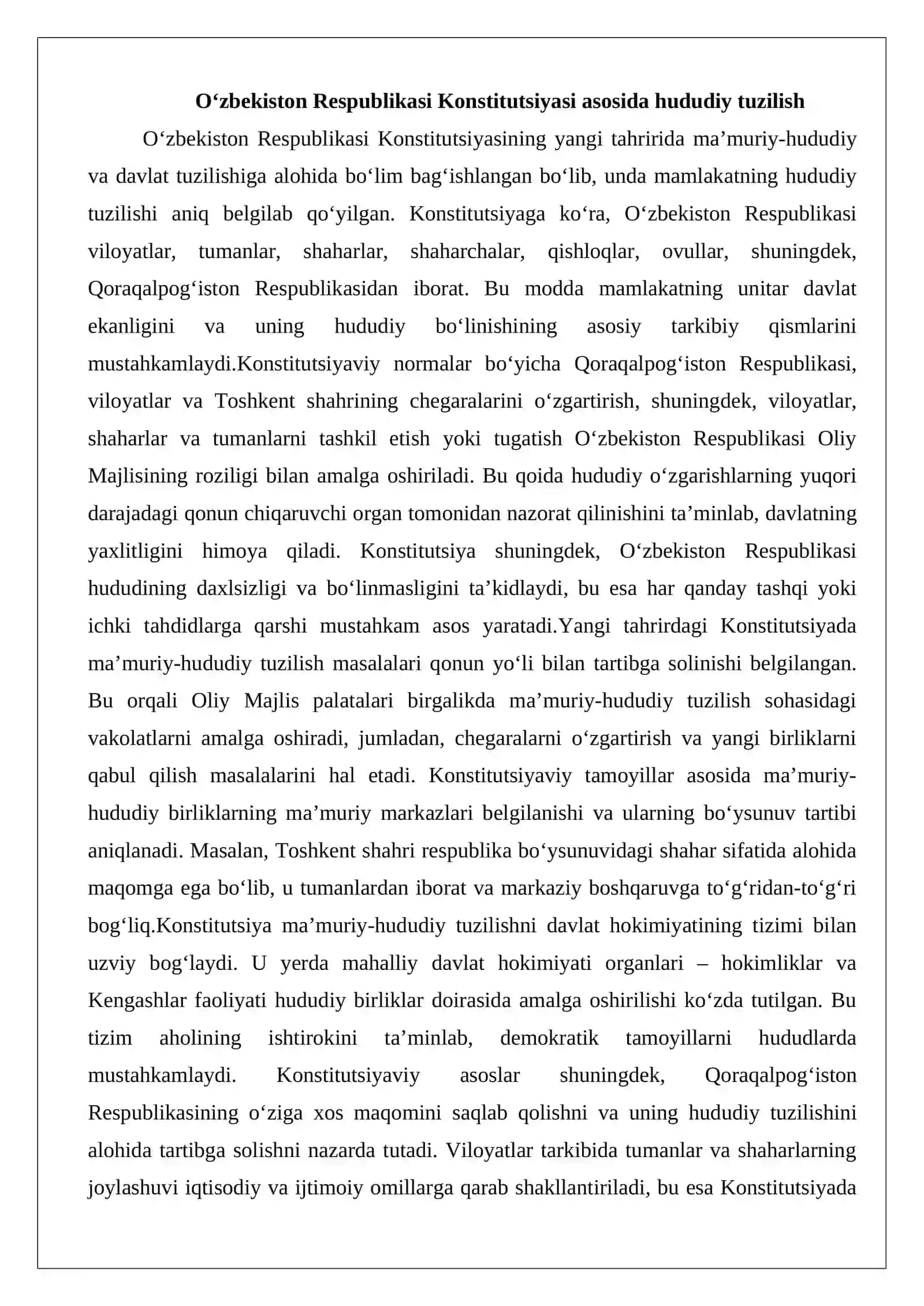 O‘zbekiston Respublikasining ma’muriy-hududiy tuzilishi 4