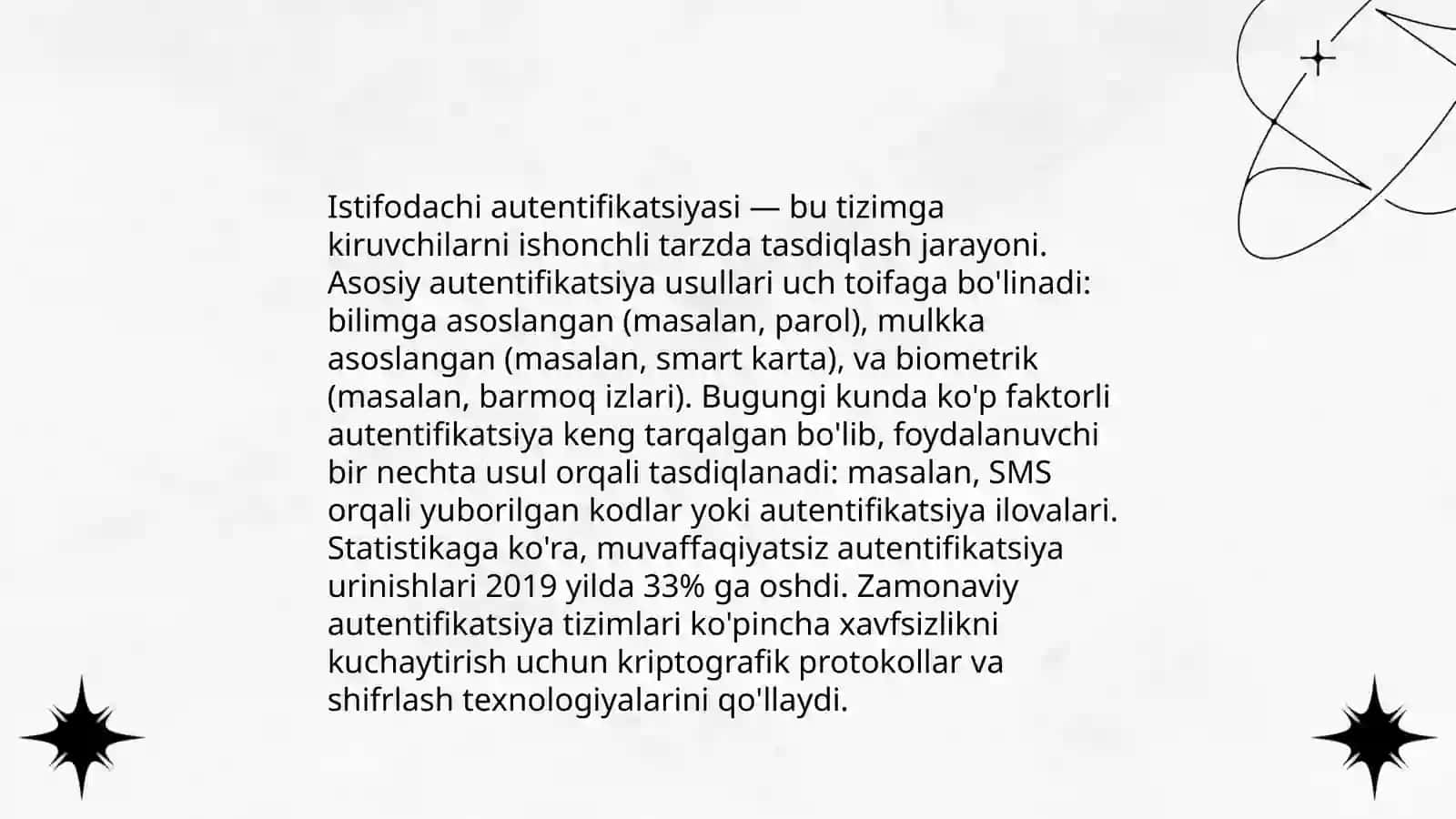 Identifikatsiyaning axborot xavfsizligida ahamiyati 4