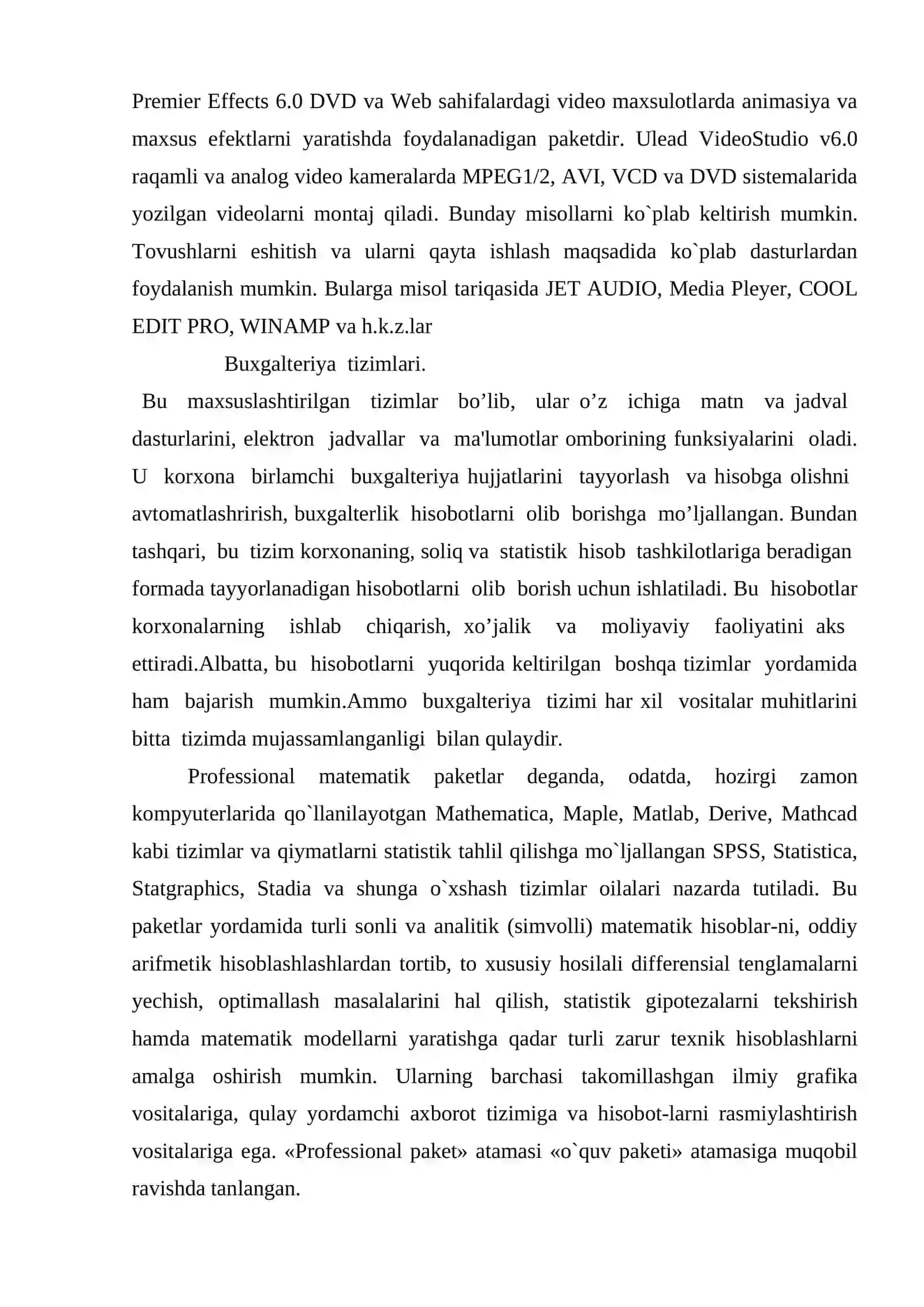 PEDAGOGIK KOMPYUTER DASTURLARI 4