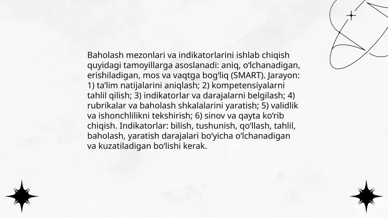 Bilimni baholash tizimlari 4