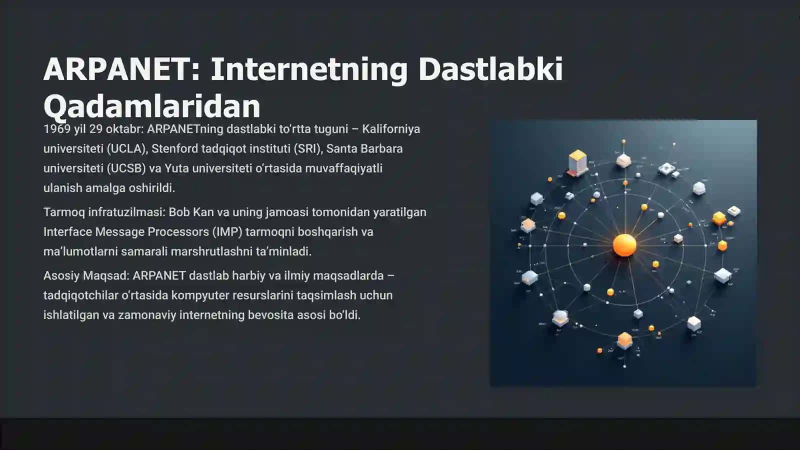 Kompyuter tarmoqlari va internet tarmoqlarining tarixi 4