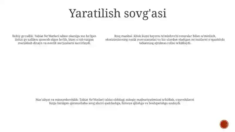 Tabiat Ne'matlari 4