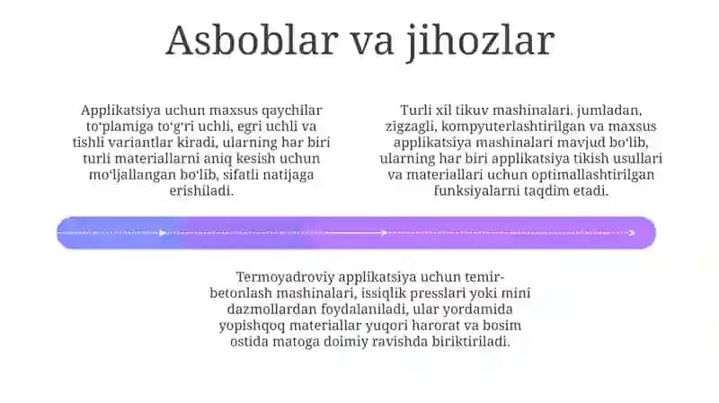 Applikatsiya turlarini oʻrgatish 4