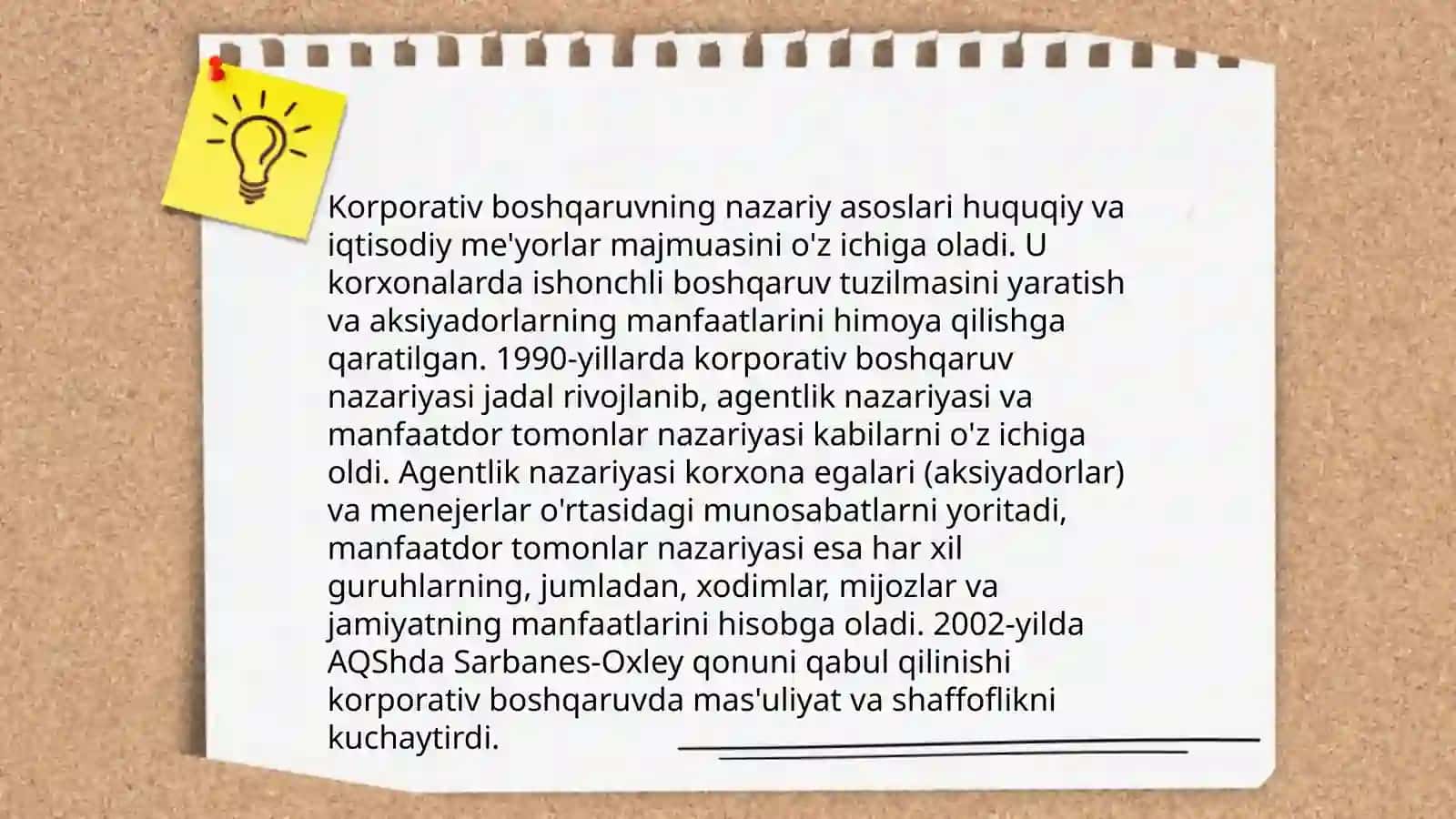 Koorparativ boshqaruv kodeksi 4