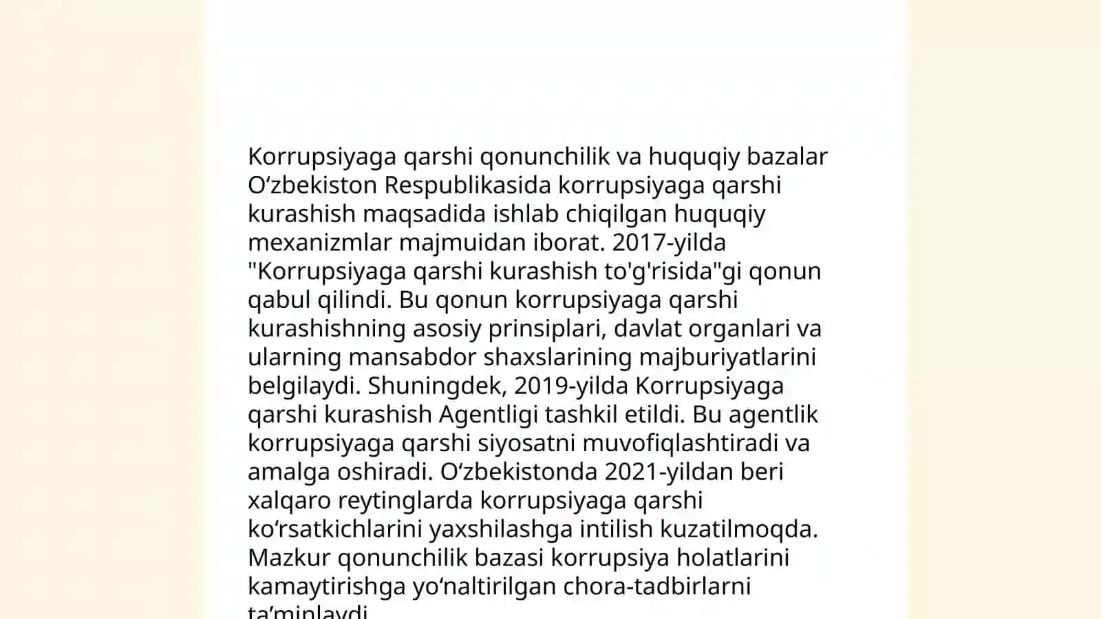 Korrupsiyani aniqlash va xabar berish mexanizmlari 4