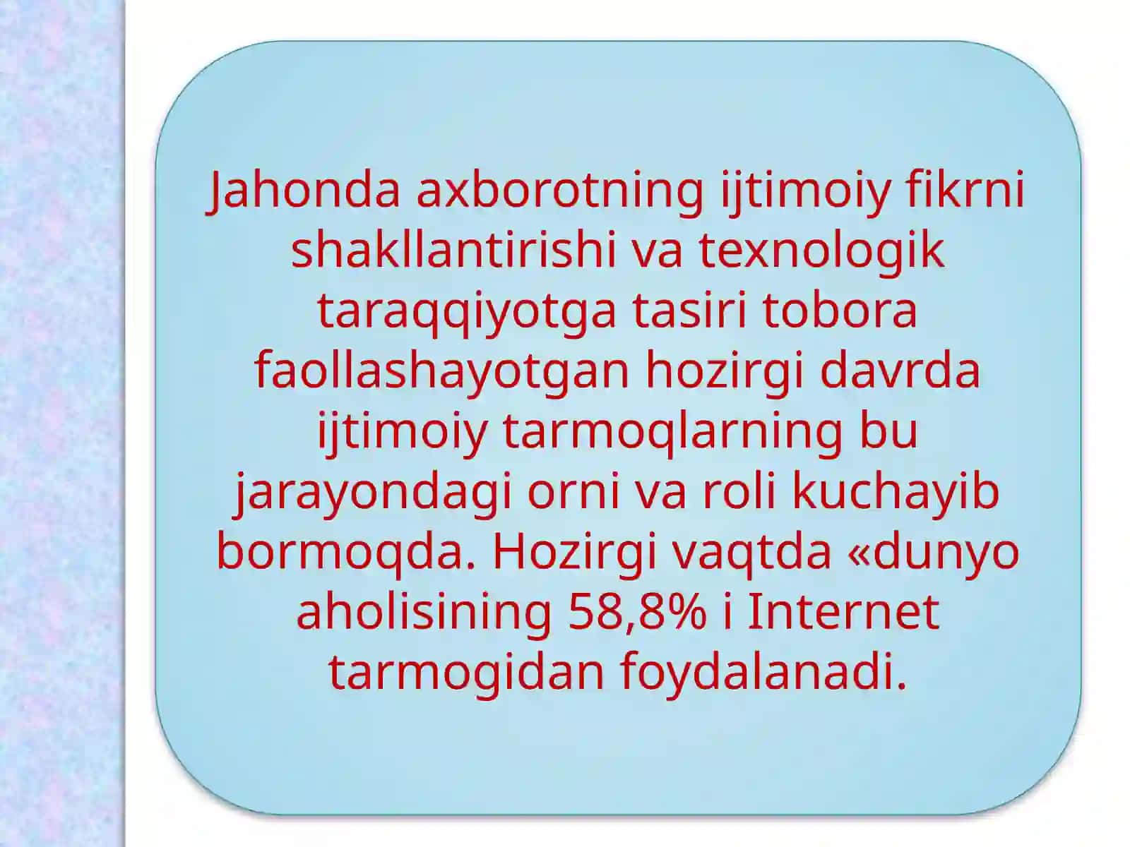 Ijtimoiytarmoqlardagi axborot xurujlari va tahdidlar 4