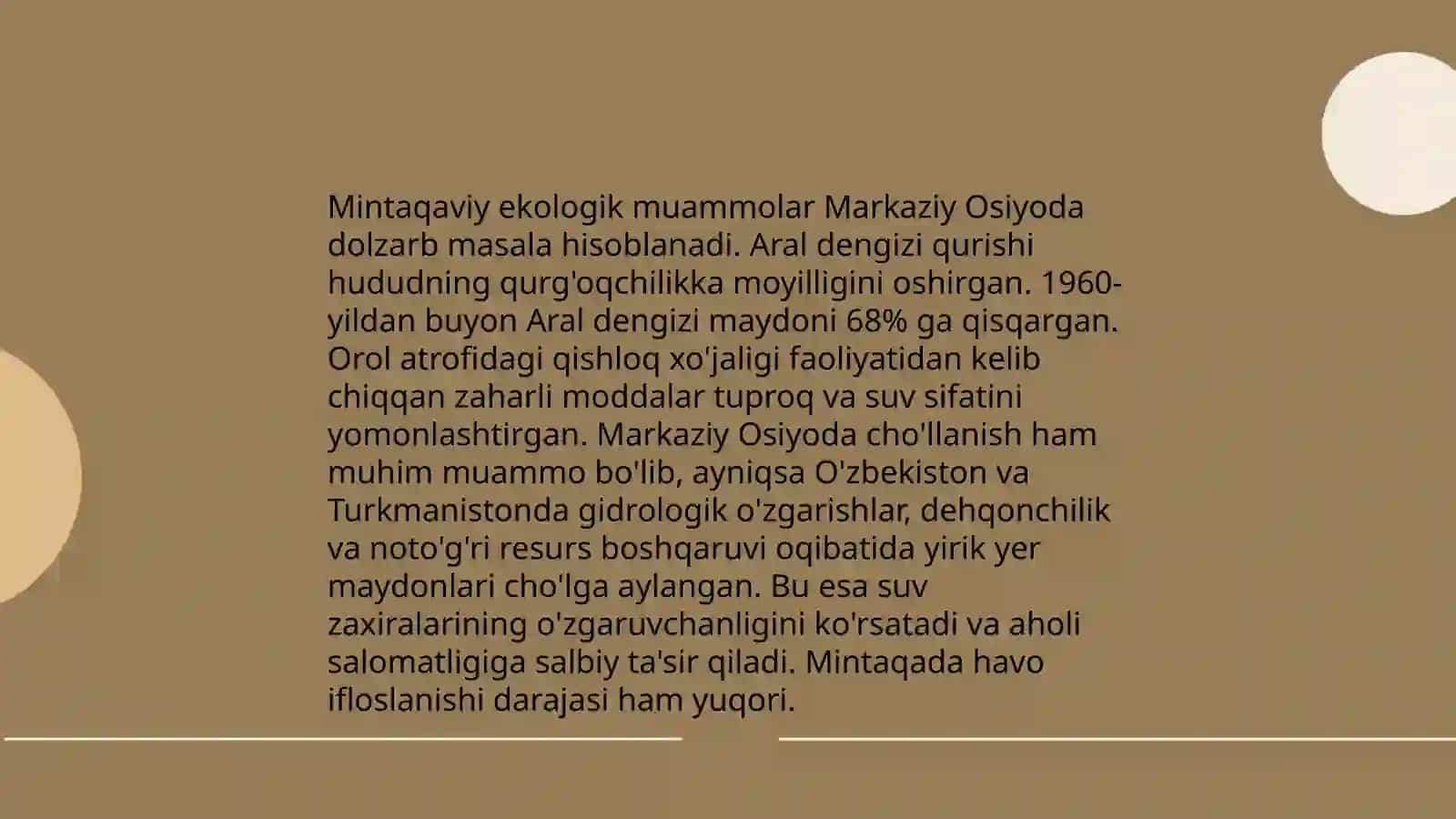 Ekologik Muammolar 4