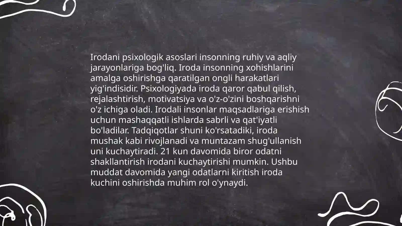 Iroda borasida nazariyalar 4