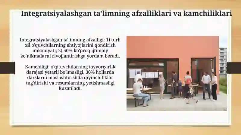 Integratsiyalashgan talimni amaliyotga tadbiq etish 4
