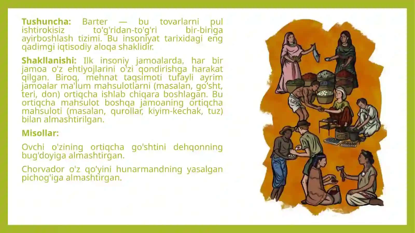 Tarixda pul tizimining shakllanish bosqichlari 4
