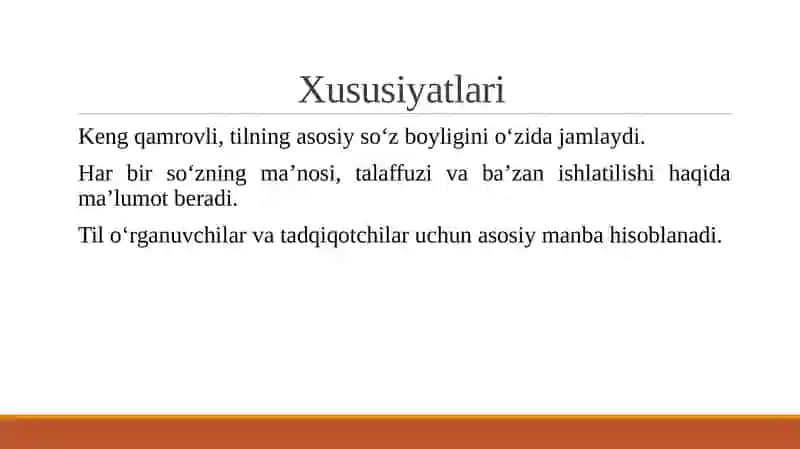 Umumiy va maxsus lugʻatlar 4